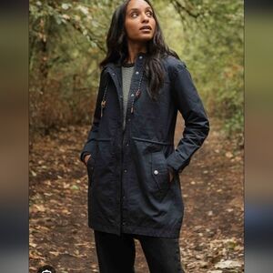 Bridge & Burn Waxed Rain Jacket Womens Small
